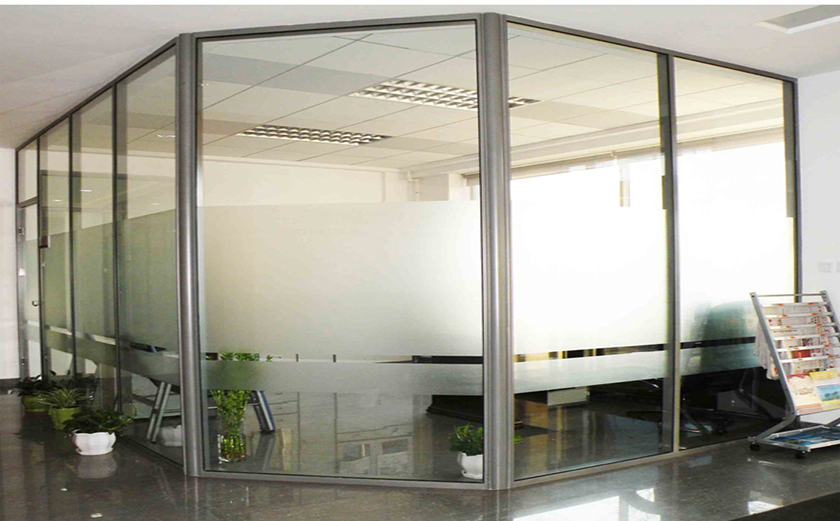 上海閔行吳涇工廠辦公室裝潢高隔間實拍圖